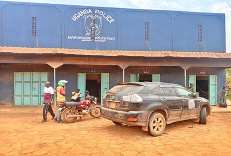 The recovered vehicle that belongs to Hon Kasujja Image